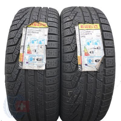 3. Opony 225/60 R16 4x PIRELLI 98H  Sottozero Winter 210 SerieII A0 Zimowe 2019 Jak Nowe 