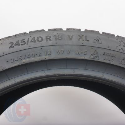 7. Opony 245/40 R18 2x CONTINENTAL 97V WinterContact TS 870 P Zimowe 2022  