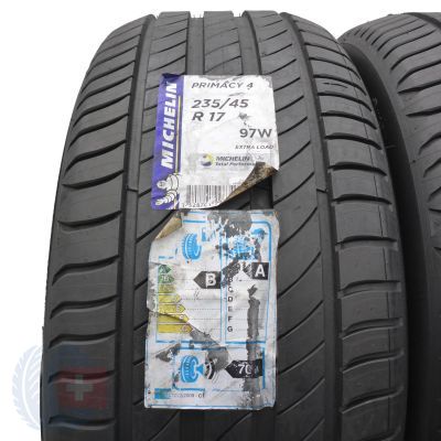 2. Opony 235/45 R17 2x MICHELIN 97W  XL Primacy 4 Letnie 2018 Nieuzywane