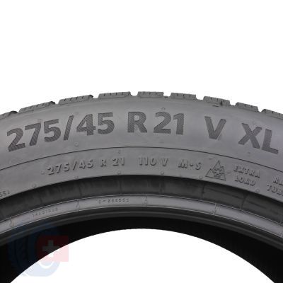 4. 1 x CONTINENTAL 275/45 R21 110V XL WinterContact TS870P Zima 2023 8mm