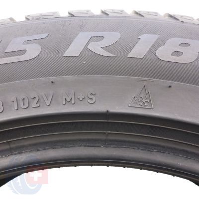 2. 4 x PIRELLI 225/55 R18 102V XL Sottozero 3 Winter A0 Zima 2021, 2022 6,3-6,8mm