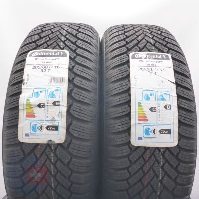 Opony 205/60 R16 2x CONTINENTAL 92T WinterContact TS 860 Zimowe 2018 