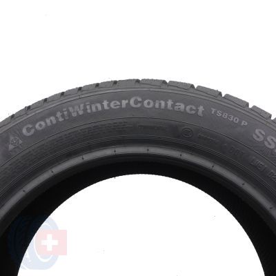 6. Opony 205/55 R16 4x CONTINENTAL 91H ContiWinterContact TS 830 P BMW RUN FLAT Zimowe 2018 Jak Nowe