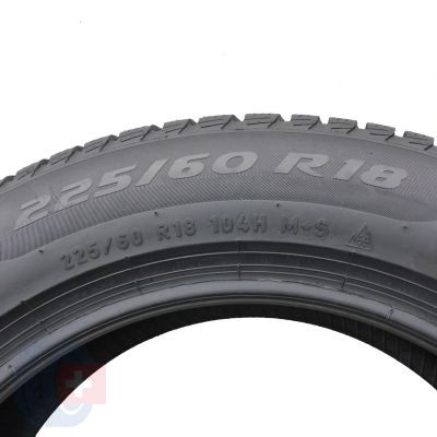 8. 4 x PIRELLI 225/60 R18 104H XL Winter Sottozero 3 RSC BMW Zima 2021/2022 7mm 