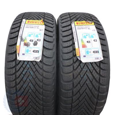 4. 4 x PIRELLI 205/50 R17 93T XL Cinturato Winter Zima 2018 Jak Nowe