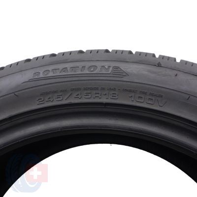 4. 2 x DUNLOP 245/45 R18 100V WinterSport 5 Zima 2021 6,4-6,7mm