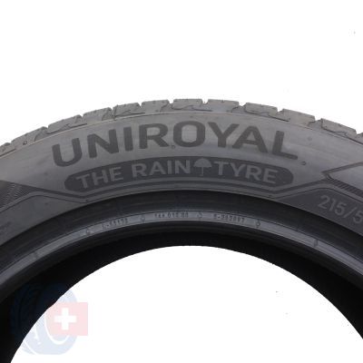 4. Opony 215/55 R17 2x UNIROYAL 98W XL RainSport 5 Letnie 2024 Nieużywane 