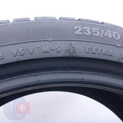 2. Opony 235/40 R18 2x CONTINENTAL 95V XL MO ContiWinterContact Ts830P Zimowe 2016 7,5-7,8mm