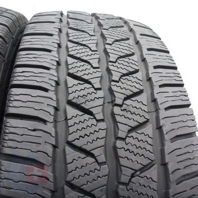 4. Opony 235/65 R16C 2x CONTINENTAL 115/113R VanContact Winter Zimowe 2024 jak nowe 8,8-9,5mm