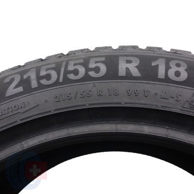 6. 4 x SEMPERIT 215/55 R18 99V Speed-Grip 5 Zima 8-8,5mm 2022/23 Jak Nowe