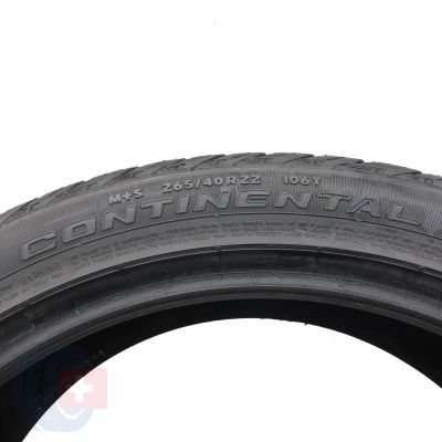 2. Opona 265/40 R22 1x CONTINENTAL 106Y Cross Contact LX Sport J LR Letnia  XL M+S 2019 Jak Nowa 