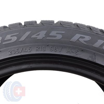 7. Opony 235/45 R18 4x PIRELLI 98V XL Winter Sottozero 3 T0 PNCS Zimowe 2021/22 5-6mm