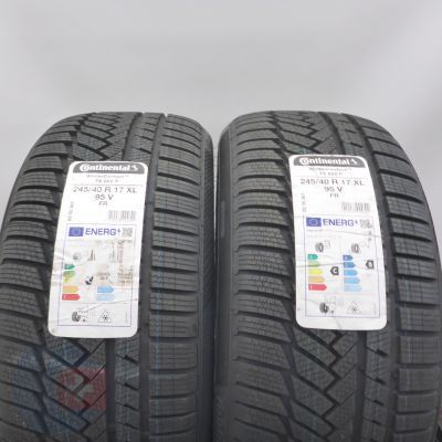 Opony 245/40 R17 2x CONTINENTAL 95V WinterContact TS 850 P Zimowe 2022 