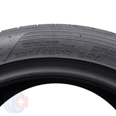 5. 4 x GOODYEAR 225/45 R17 94Y XL Eagle F1 Asymmetric 3 BMW Lato 2021, 2022 6-6,8mm