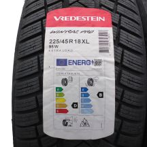 3. 4 x VREDESTEIN 225/45 R18 95W XL Wintrac Pro Zima 2022 Jak Nowe