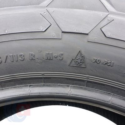 2. Opony 235/65 R16C 2x CONTINENTAL 115/113R VanContact Winter Zimowe 2024 jak nowe 8,8-9,5mm