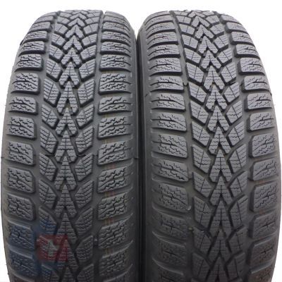 2 x DUNLOP 185/65 R15 88T Winter Response-2 Zima 2016 Jak Nowe 7,8-8mm