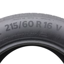 5. 2 x CONTINENTAL 215/60 R16 95H EcoContact 6 Lato 2022 5.3-5.7mm 