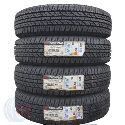 4 x YOKOHAMA 175/80 R16 91S Goalandar A/T G015 Wielosezon 2019 Jak Nowe Nieużywane