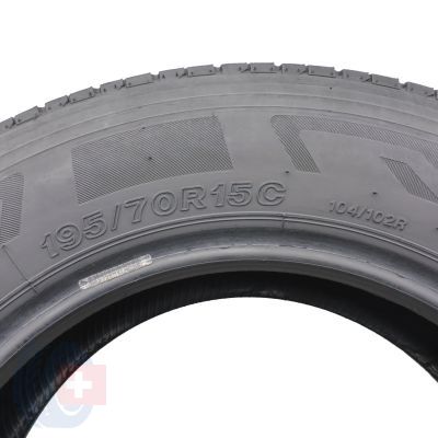 5. 2 x FIRESTONE 195/70 R15C 104/102R VanHawk 2 Lato 2022 7-7,8mm Jak Nowe