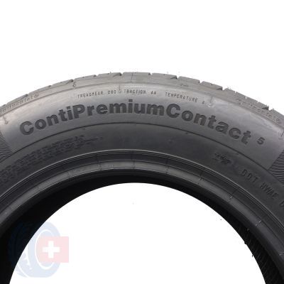 6. Opony 195/65 R15 2x CONTINENTAL 91V ContiPremiumContact 5 Letnie 2015 Nieużywane