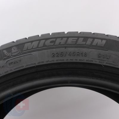 4. Opony 225/45 R18 2x MICHELIN 91W Primacy 3 ZP RunFlat BMW Letnie 2016 6,2mm