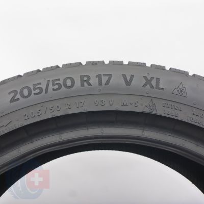 5. Opony 205/50 R17 2x CONTINENTAL 93V XL WinterContact TS870P Zimowe 2021 7-7,5mm