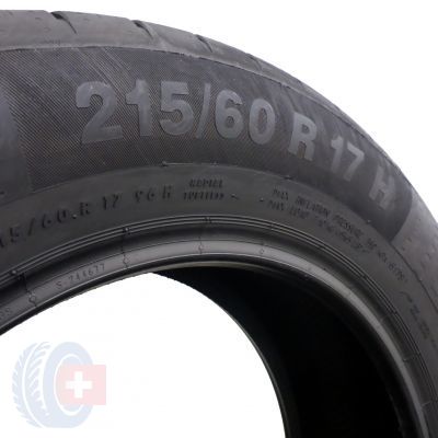 4. 4 x CONTINENTAL 215/60 R17 96H ContiEcoContact 5 Lato DOT20 6,8mm