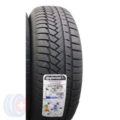 3. Opony 225/70 R16 2x CONTINENTAL 103H WinterContact TS 850 P SUV Zimowe 2021 Nieeużywane 