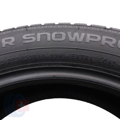 6. 4 x NOKIAN 225/50 R18 99H XL WR Snowproof Zima 7,8-8,2mm 2022 Jak Nowe