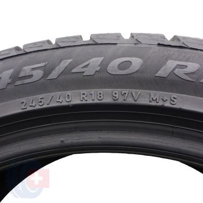 5. 2 x PIRELLI 245/40 R18 97V XL AO Sottozero 3 Winter Zima 2022 6,5-6,9mm