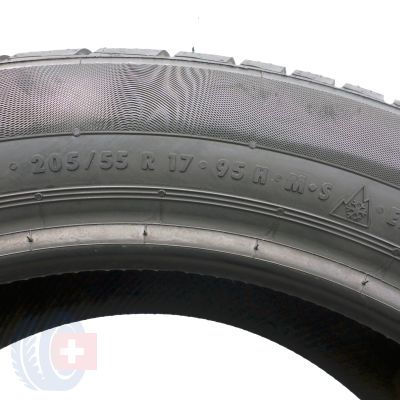 6. Opony 205/55 R17 2x CONTINENTAL 95H XL ContiWinterContact TS 830 P RSC Zimowe 2019 Jak Nowe