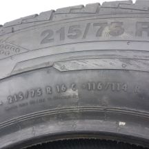 4. Opony 215/75 R16C 2x CONTINENTAL 116/114R ContiVanContact 100 Letnie 2017 Nieużywane