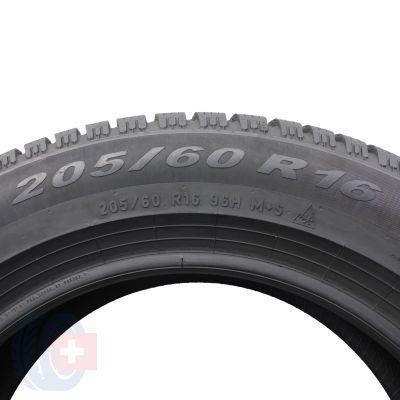 7. 4 x PIRELLI 205/60 R16 96H Winter Cinturato 2 Zima 2021 7.7-8.5mm 