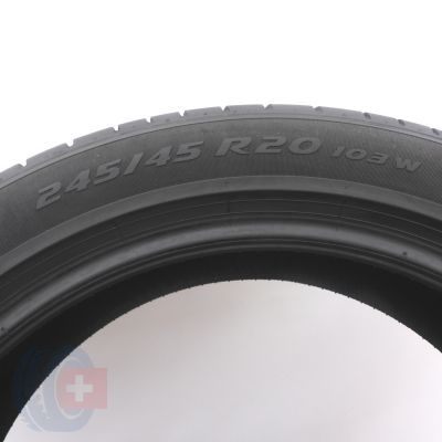 6. Opony 245/45 R20 2x PIRELLI 103W XL P Zero BMW Letnie 2020/21 5-5,3mm