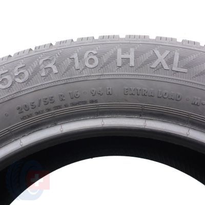 5. Opony 205/55 R16 4x GISLAVED 94H XL EuroFrost6 Zimowe 2023 Jak Nowe 8-8,8mm