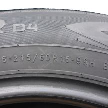 5. 2 x NOKIAN 215/60 R16 99H XL WR D4 Zima 2017  7-7,6mm