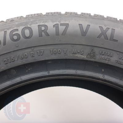 5. Opony 215/60 R17 2x CONTINENTAL 100V XL WinterContact Ts870P Zimowe 2022 Nieużywane