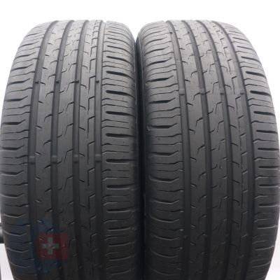 3. Opony 205/55 R16 4x CONTINENTAL 91W EcoContact6 BMW RunFLat Letnie 2020 Jak Nowe Nieużywane