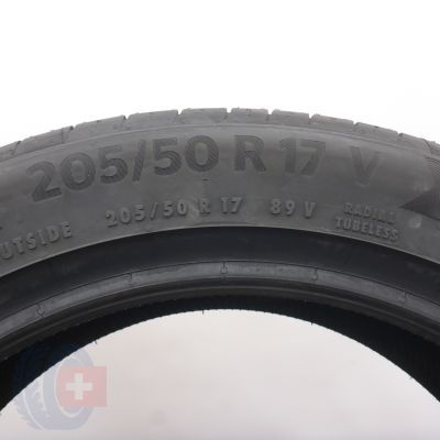 5. Opony 205/50 R17 2x CONTINENTAL 89V PremiumContact6 Letnie 2022 Nieużywane