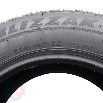 7. Opony 205/65 R15C 4x BRIDGESTONE 102/100T Blizzak LM-32C Zimowe 2021 Jak Nowe