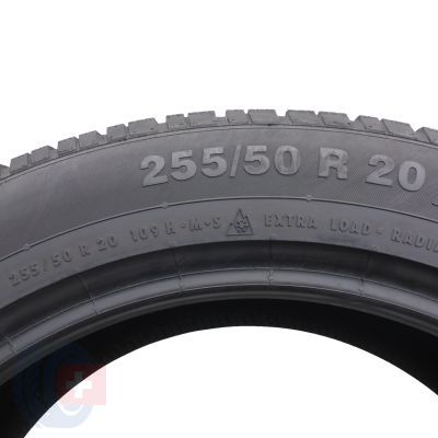 4. 2 x CONTINENTAL 255/50 R20 109H XL A0 ContiWinterContact TS830P Zima 2019 6-6,8mm