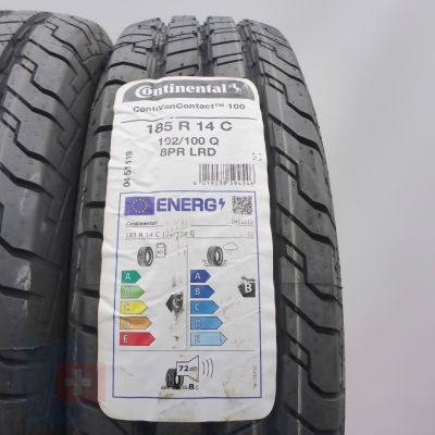2. Opony 185/80 R14C 2x CONTINENTAL 102/100Q ContiVanContact 100 Letnie 2022 2. Opony 185/80 R14C 2x CONTINENTAL 102/100Q ContiVanContact 100 Letnie 2022