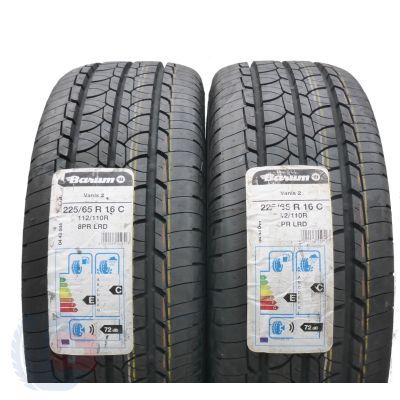 Opony 225/65 R16C 2x BARUM 112/110R  Vanis 2 Letnie 2018 Nieużywane 