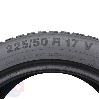 5. 2 x CONTINENTAL 225/50 R17 98V XL ContiWinterContact TS850 Zima 2014/15 6mm