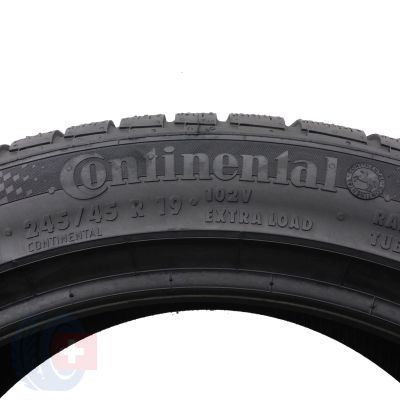 4. 1 x CONTINENTAL 245/45 R19 102V XL BMW ContiwinterContact TS810S RunFlat Zima 2021 Jak Nowa Nieużywana