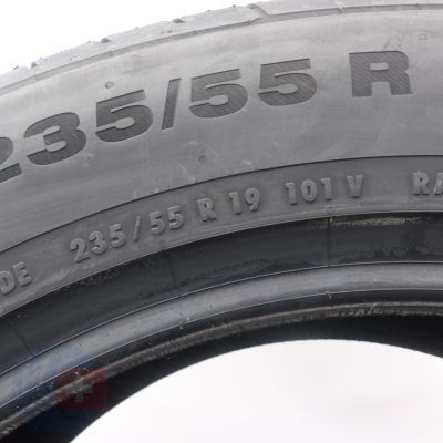 7. Opony 235/55 R19 4x CONTINENTAL 101V ContiCrossContact 5 SUV Letnie 2023 Jak Nowe