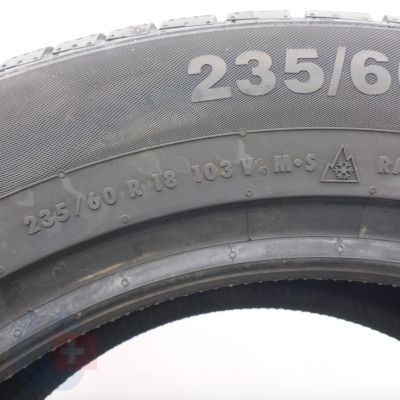 6. Opony 235/60 R18 4x CONTINENTAL 103V NO ContiWinterContact TS830P SUV Zimowe 2023 Nieużywane 