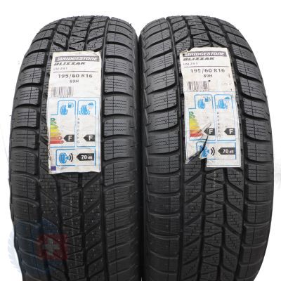 2 x BRIDGESTONE 195/60 R16 89H Blizzak LM-25 I Zima 2017 