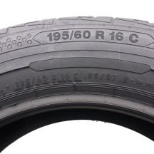 6. 4 x CONTINENTAL 195/60 R16C 99/97H ContiVanContact 100 Lato 2020 Jak Nowe Nieużywane